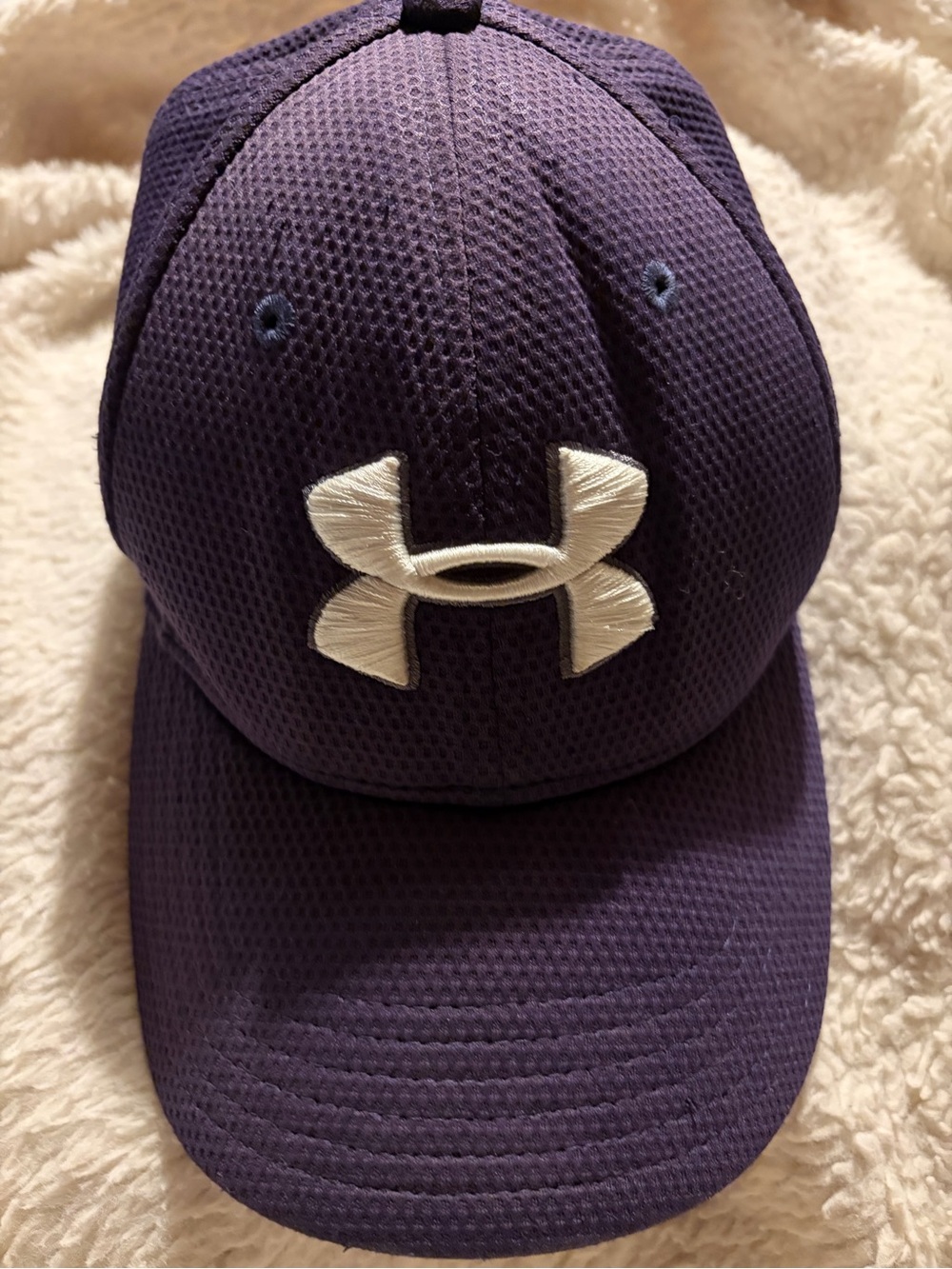 Under Armour Navy Blue with white embroidery Performance Cap